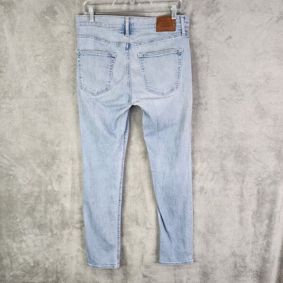 Mens Abercrombie & Fitch Skinny Denim Blue Jeans Cotton Stretch Size 31x32 - Picture 6 of 11